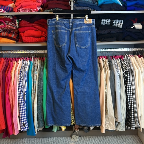 We The Free wide leg Blue Jeans size 32 - Picture 3 of 3
